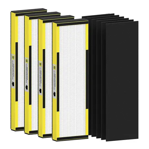 4 Pack FLT4825 HEPA Filter B Replacement Compatible with AC4825 AC4825E AC4300 AC4800 AC4900 AC4850-A69M
