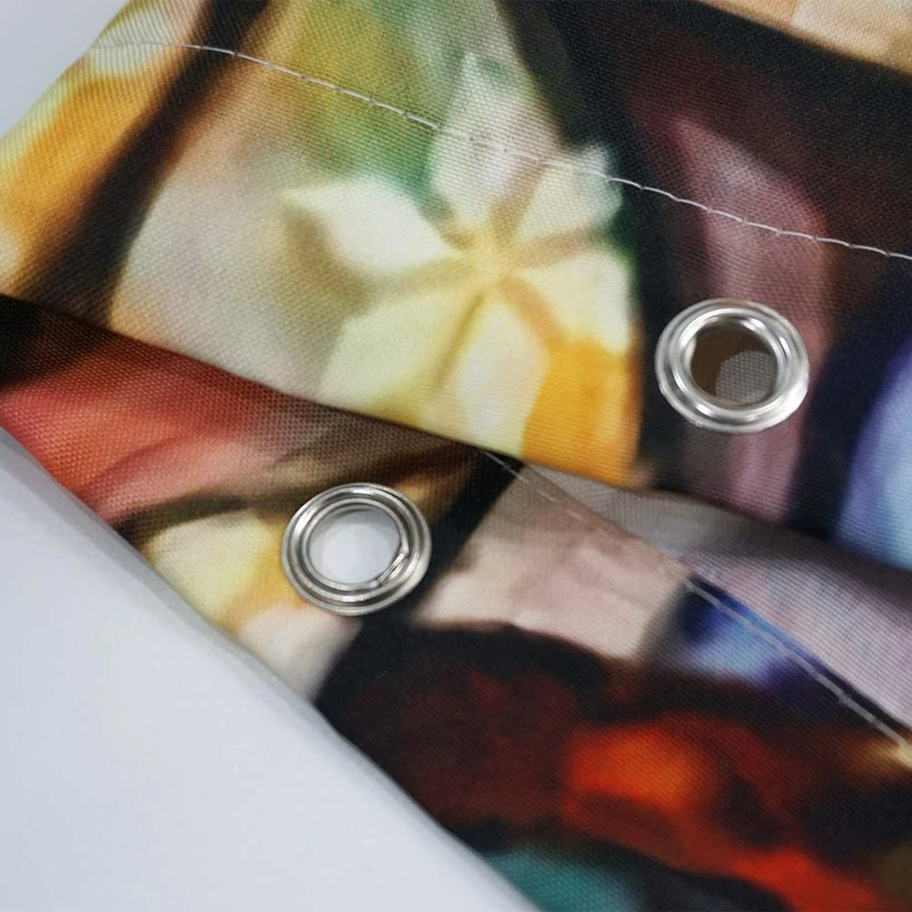 Custom Shower Curtains Modern Customized Photo Waterproof Polyester Fabric Bathroom Curtain Decor with Hooks for Dropshipping