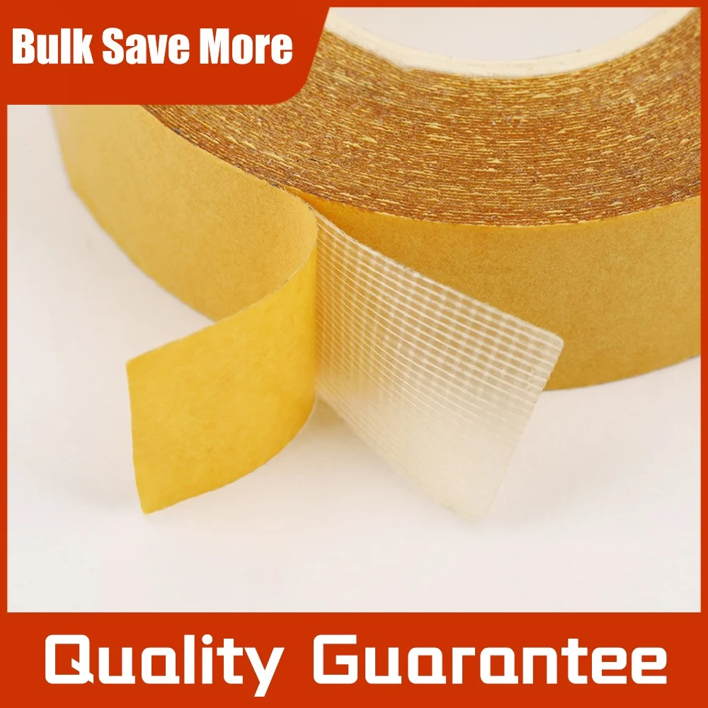 Grid Double-Sided Tape Removable No Residue Fiberglass Mesh Tape Fiberglass Grid Adhesive for DIY Craft Rug Fixed Office