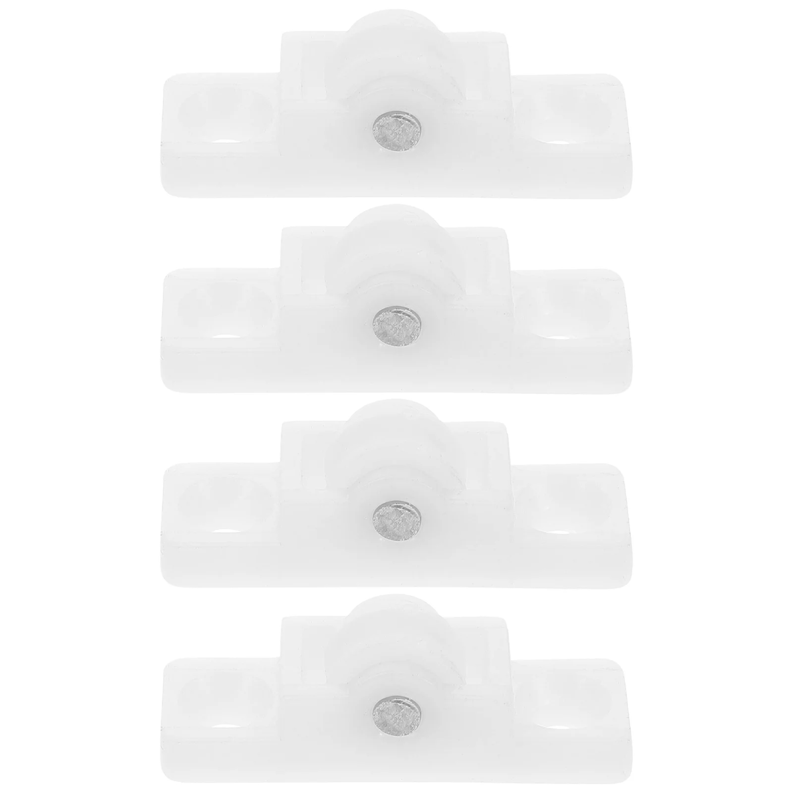 

4Pcs Freezer Door Sliding Pulley Wheels Heavy Duty Replacement Smooth Silent Rollers for Sliding Door Hardware Cabinet and