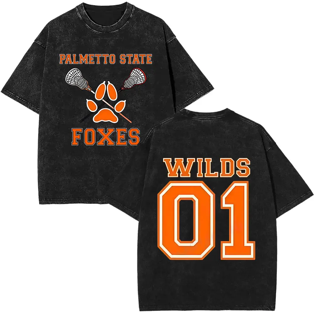 

All for The Game The Foxhole Court Palmetto State Foxes Wasehd T-shirt Men Women Fashion Oversized Tshirt Male Casual T Shirts