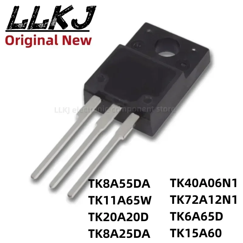 1pcs TK8A55DA TK11A65W TK20A20D TK8A25DA TK40A06N1 TK72A12N1 TK6A65D TK15A60 TO-220F MOS FET