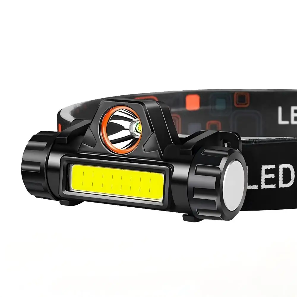 

Rechargeable Cob Led USB Headlamp Powerful Headlight Waterproof for Outdoor Fishing 1/2/4Pcs