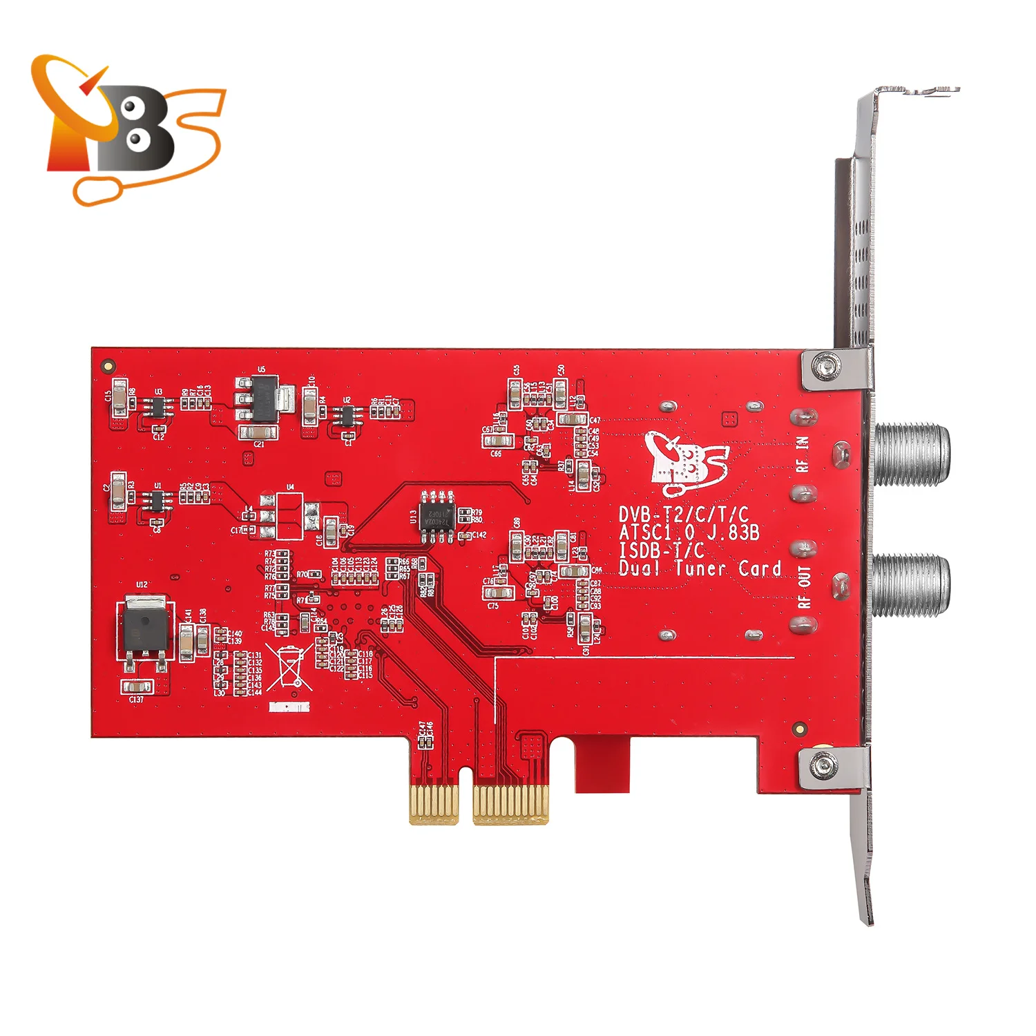 TBS6281se V2 DVB-T2/C2/T Dual Tuner PCIe Card Enjoy FTA Digital Terrestrial/Cable FTA TV and Digital Stereo Radio on PC