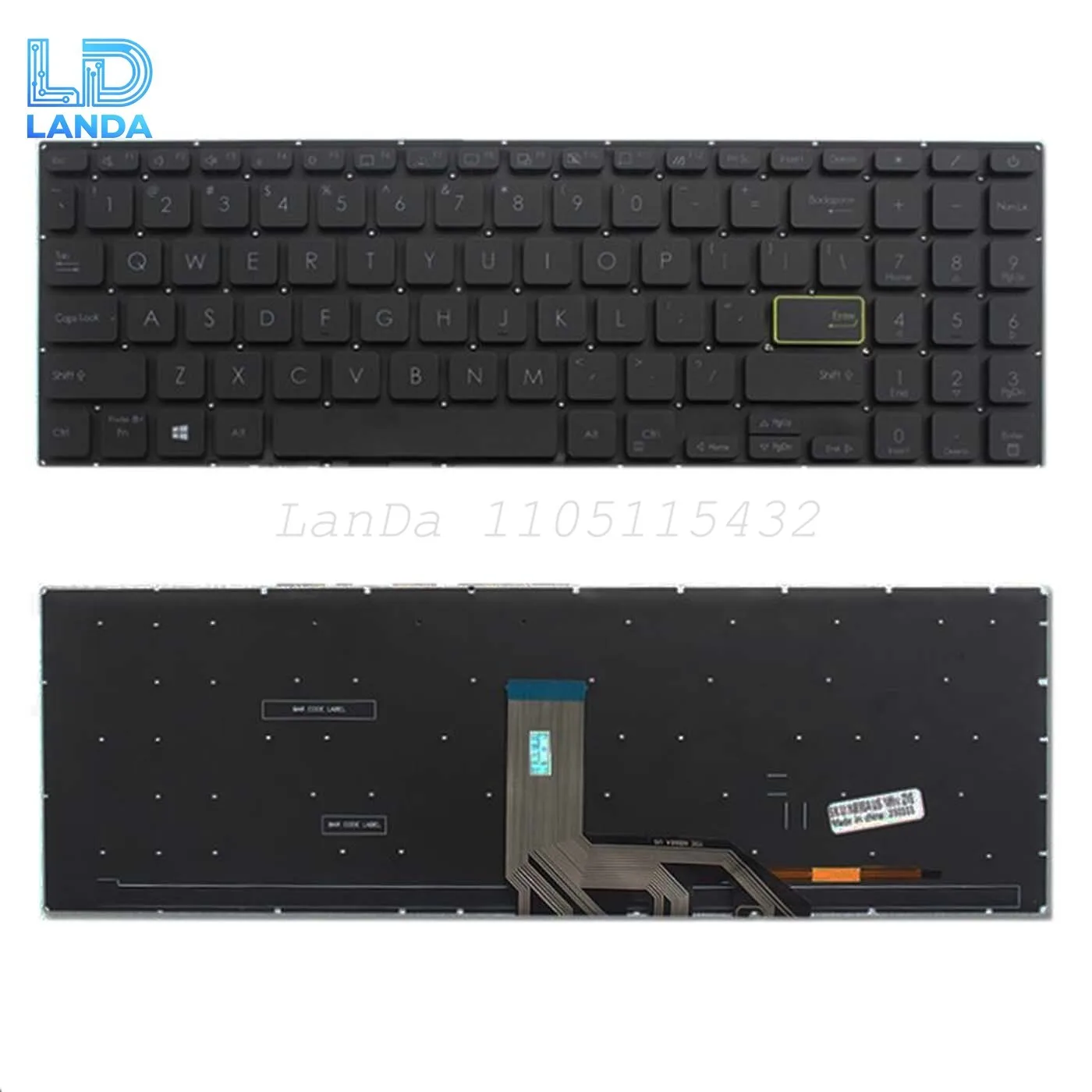 Keyboard For ASUS X513E X513EA X513EP X513EQ X513IA M513 M513I M513IA US Backlit