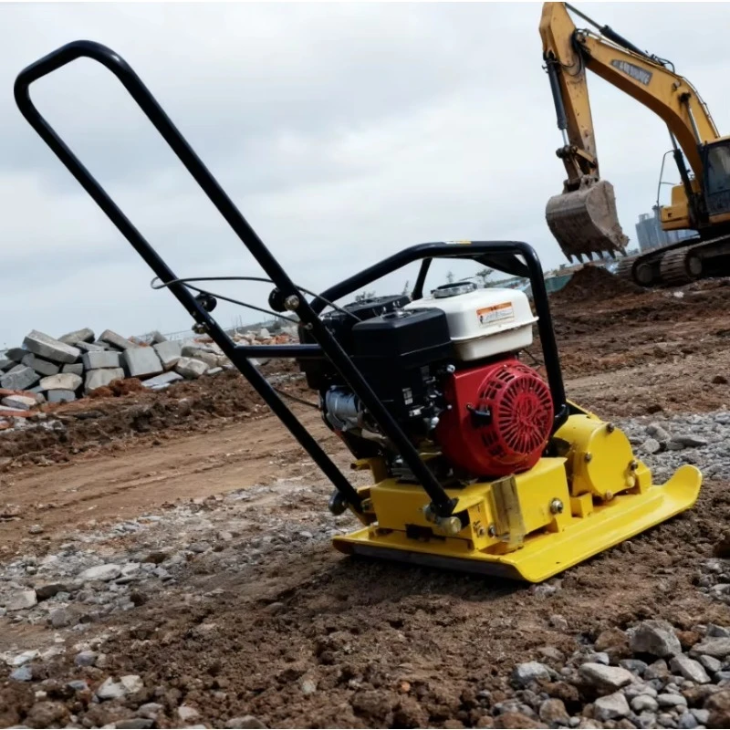 LZP60 Forward Vibratory Plate Compactor Engine 66kg High Efficiency for Earth&Asphalt Jobsite 5.5hp 10kN
