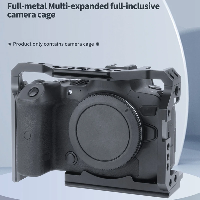 Black Aluminum Alloy Small Rig Camera Cover Video Stabilizer Mount For Eos- R5 R6