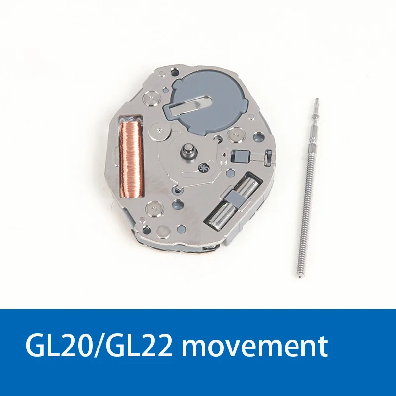 Quartz Movimento Assista Peças de Reparo, Assista Acessórios, Movimento Eletrônico, Novas Peças, GL20, GL22, GL32, GL30