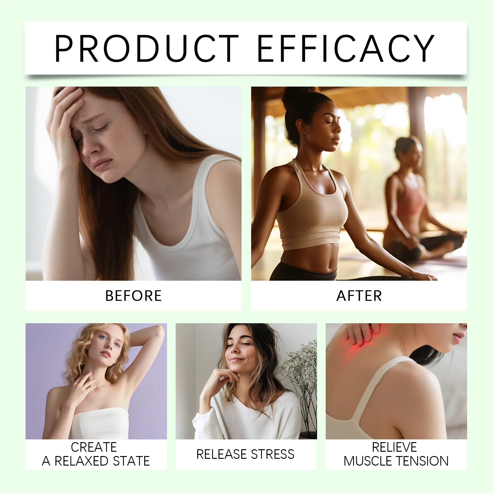 Body Care Roll-On Portable Easy Refreshing Roll-On Oil Relieves Stress Headaches Essential Oil Stick Relax Muscles Nourish Body
