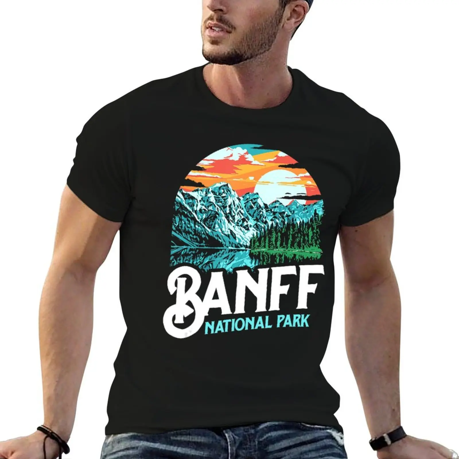 Banff National Park Lake Louise Canada T-Shirt vintage graphic tee Luxury man outfits for men