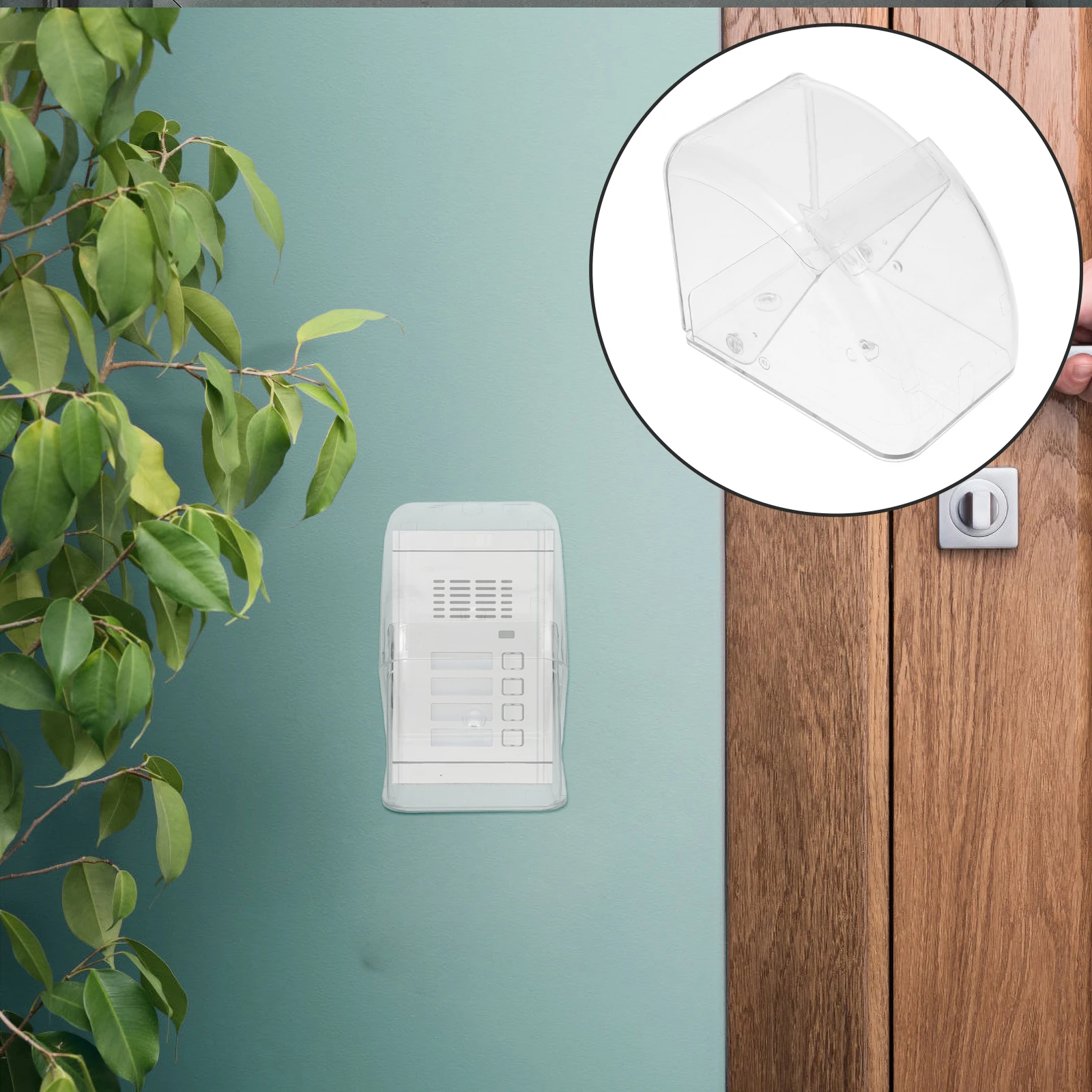 Waterproof Access Control Box Door Rain Cover Doorbell for Building Protection Apartment Button Protector Exterior
