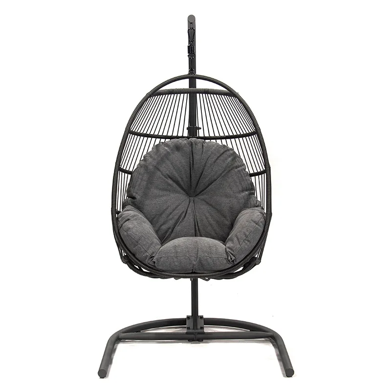 

Modern Leisure Outdoor Balcony Garden Homestay Courtyard Rattan Hanging Basket Swing