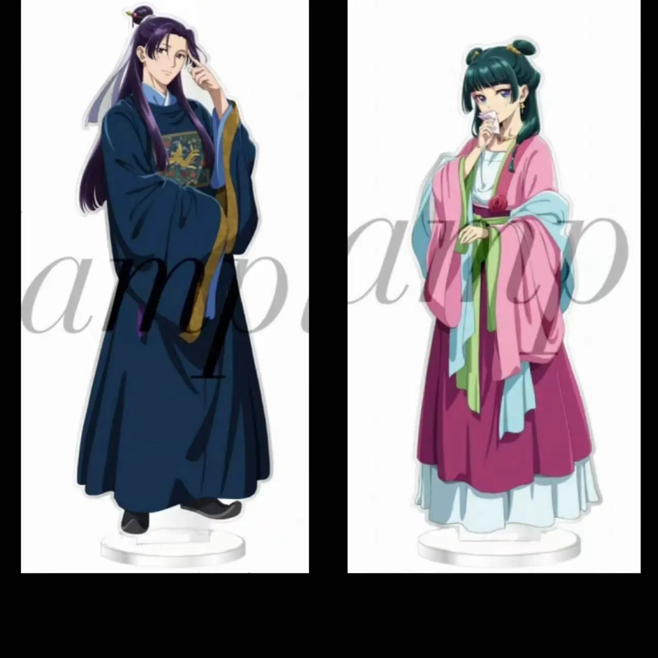 

Game Renshi Yuyefei Jinshi Gaoshun Maomao Gyokuyou Lihua Lishu Acrylic Stand Doll Anime Figure Model Plate Cosplay Toy for Gift