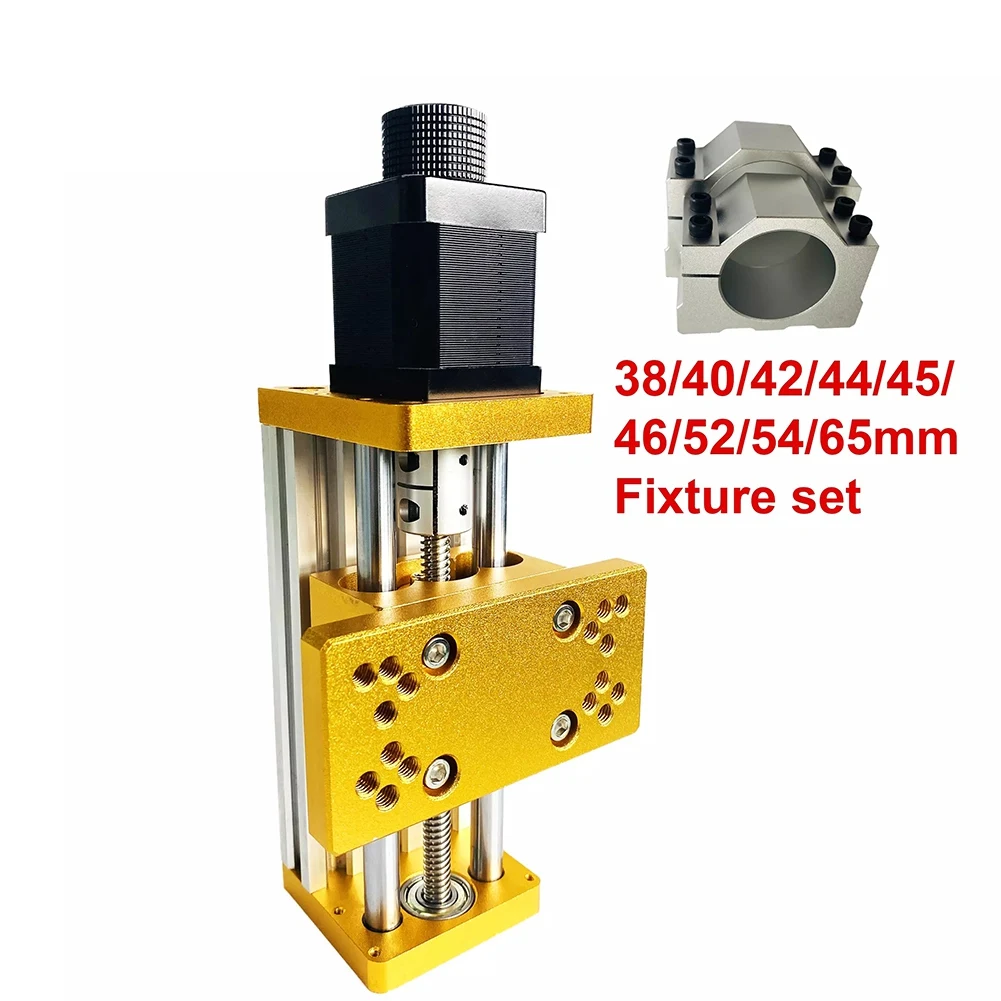 

CNC Aluminum Sliding Table Apply Nema17/23 42BYG/57 Stepper Apply Spindle Fixture T8 Copper Anti-Backlash Nut-AB09