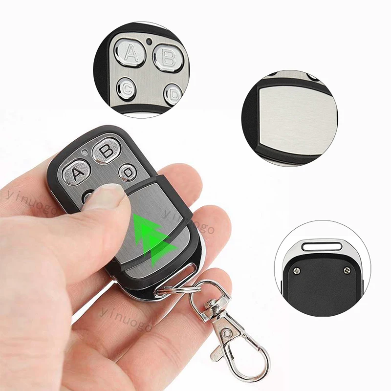 Per MHOUSE GTX4 TX3 TX4 GTX4C Telecomando per garage compatibile con MOOVO MT4 MT4V MT4G Telecomando per cancello 433 MHz Rolling Code