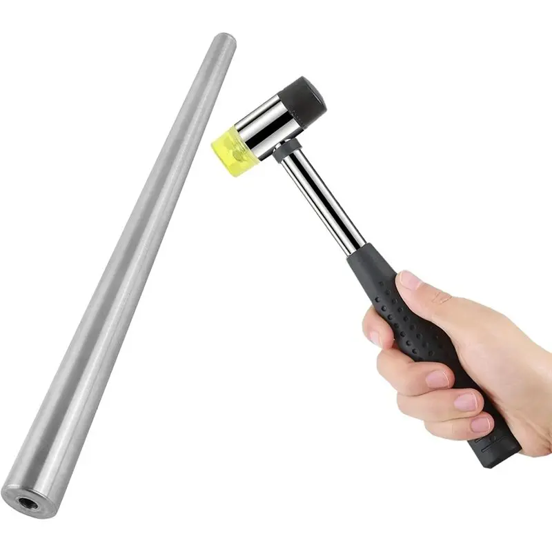 【CHRISTMAS 】Jewelry Rubber Mallet And For Ring Measurer Sizer For Ring Enlargement Repair, Can Be Hammered Solid For Ring Mandre
