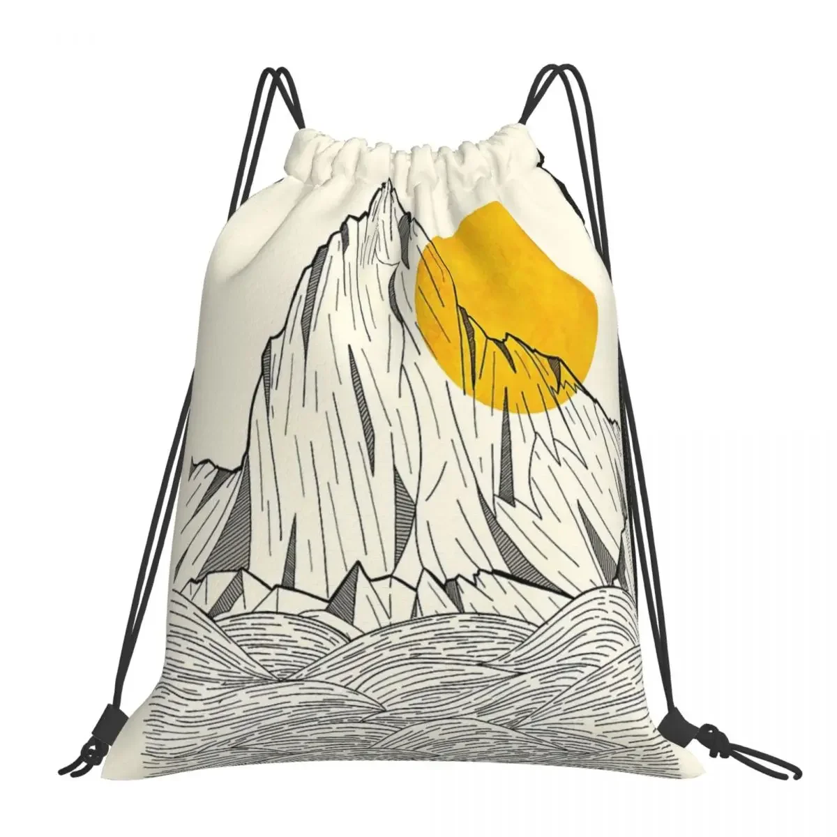 Sun Cliffs Backpacks Multi-function Portable Drawstring Bags Drawstring Bundle Pocket Sports Bag Book Bags For Travel Students