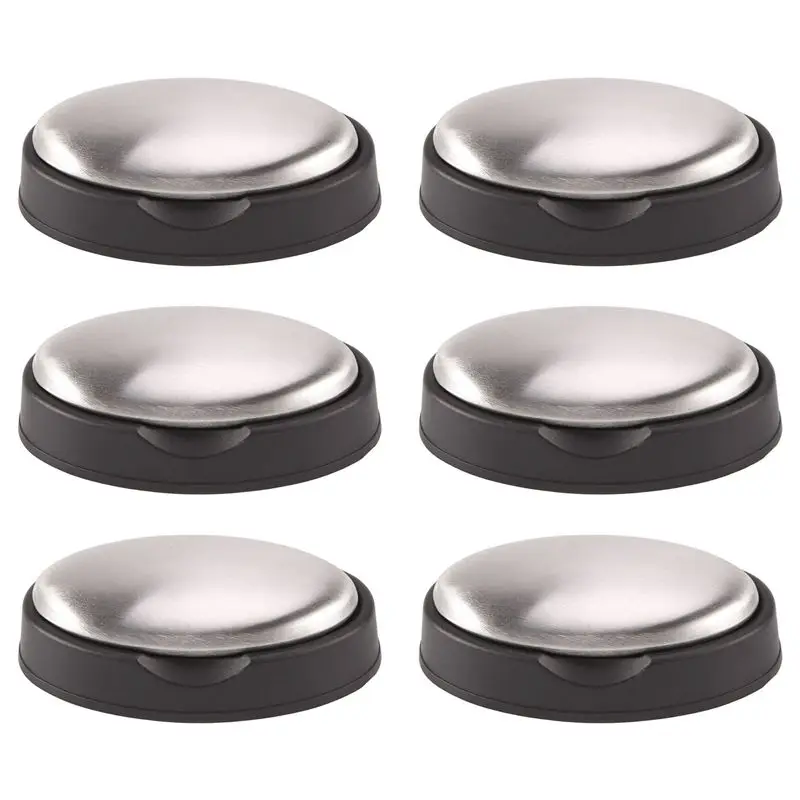 ABUH-6X Stainless Steel Soap Hand Eliminating Odor Smell Odour Remover Holder Included(88Mm X 46Mm X 19Mm)