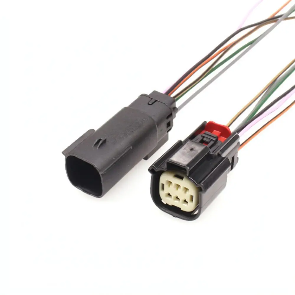 Professional 6 Pin Automotive Plug Connector For Buick Everest Tail Light Headlamp Wiring Maintenance Socket