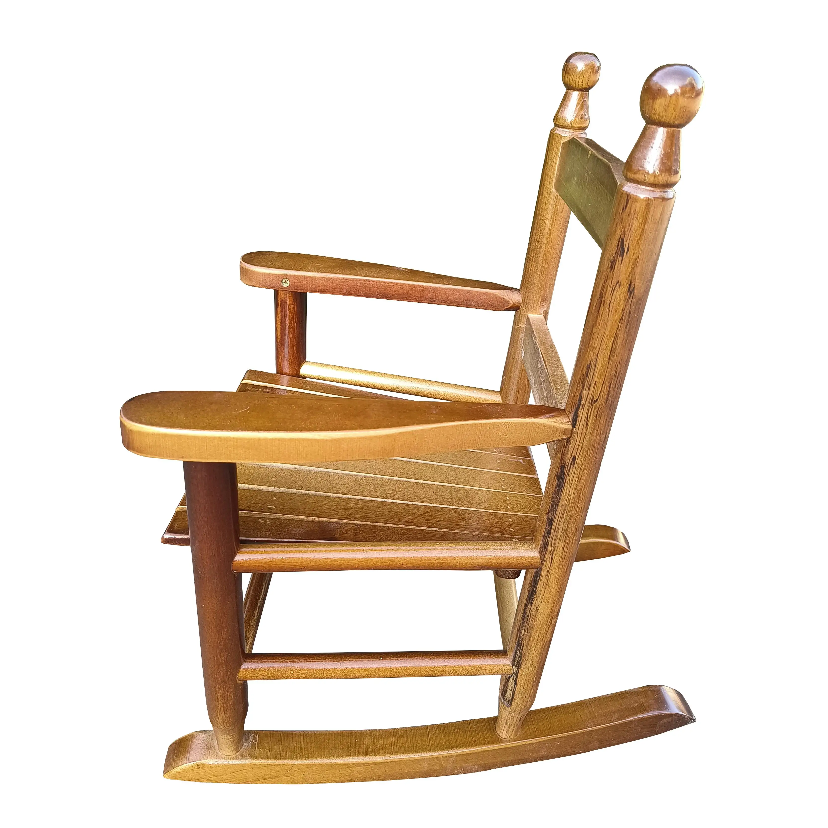 Durable Children's Oak Rocking Chair - Perfect for Indoor & Outdoor Use - Kid-Friendly Design