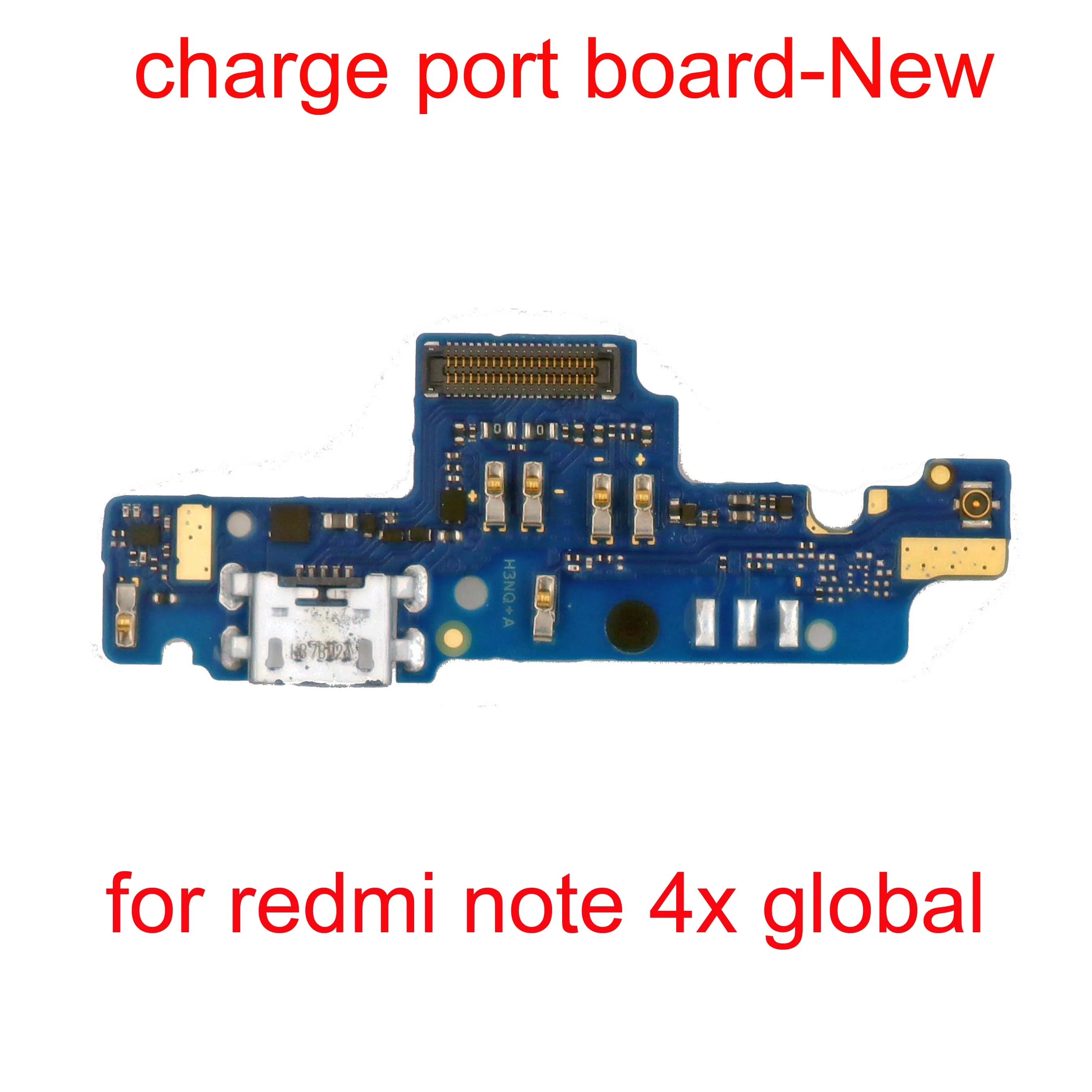 USB Plug Dock Connector Charge Board for Xiaomi Redmi note 4X Global, Charge port with microphone Support Fast Charge, Best new