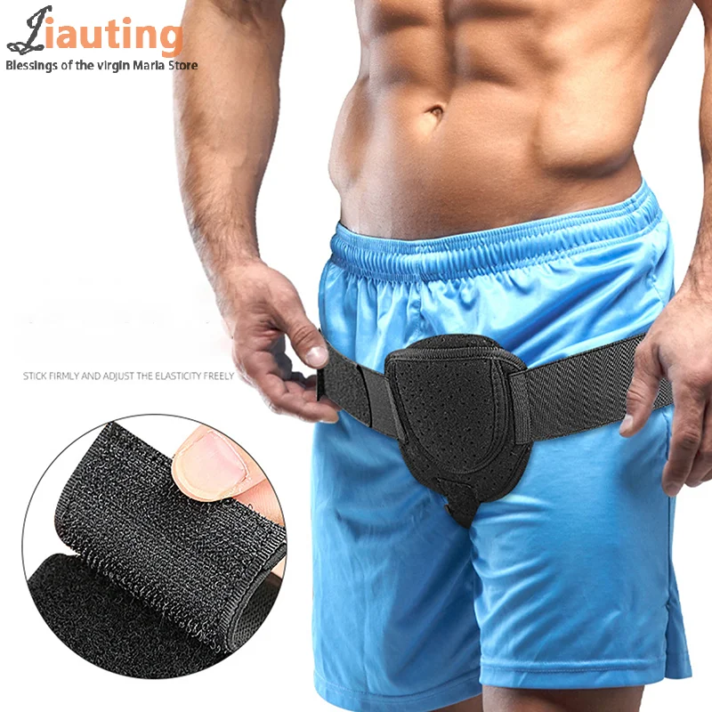 Hot Sale.Hernia Belt Truss For Inguinal Sports Support Pain Relief Recovery Strap Breathable Belts For Home Use High Quality