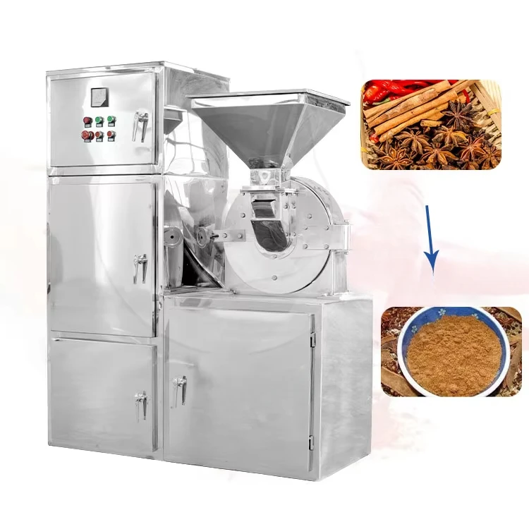 Molino de azúcar en polvo para alimentos de OCEAN, molinillo de cúrcuma y semillas de lino, trituradora de sal y especias con recolector de polvo