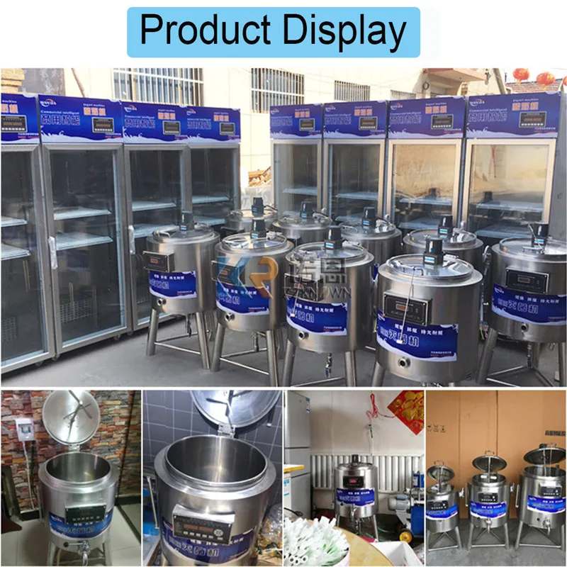 Còn Hàng 30L 60L Sữa Thanh Trùng Máy Cao Nhiệt Độ Hơi Nước Tiệt Trùng Sữa Chua Pasteurizer Xe Tăng Nhiệt Chế Biến