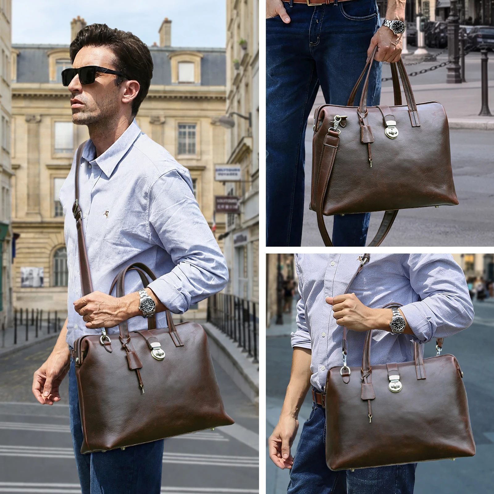 Maletines de Negocios de Cuero - Doctor Bag Leather reseña y precio