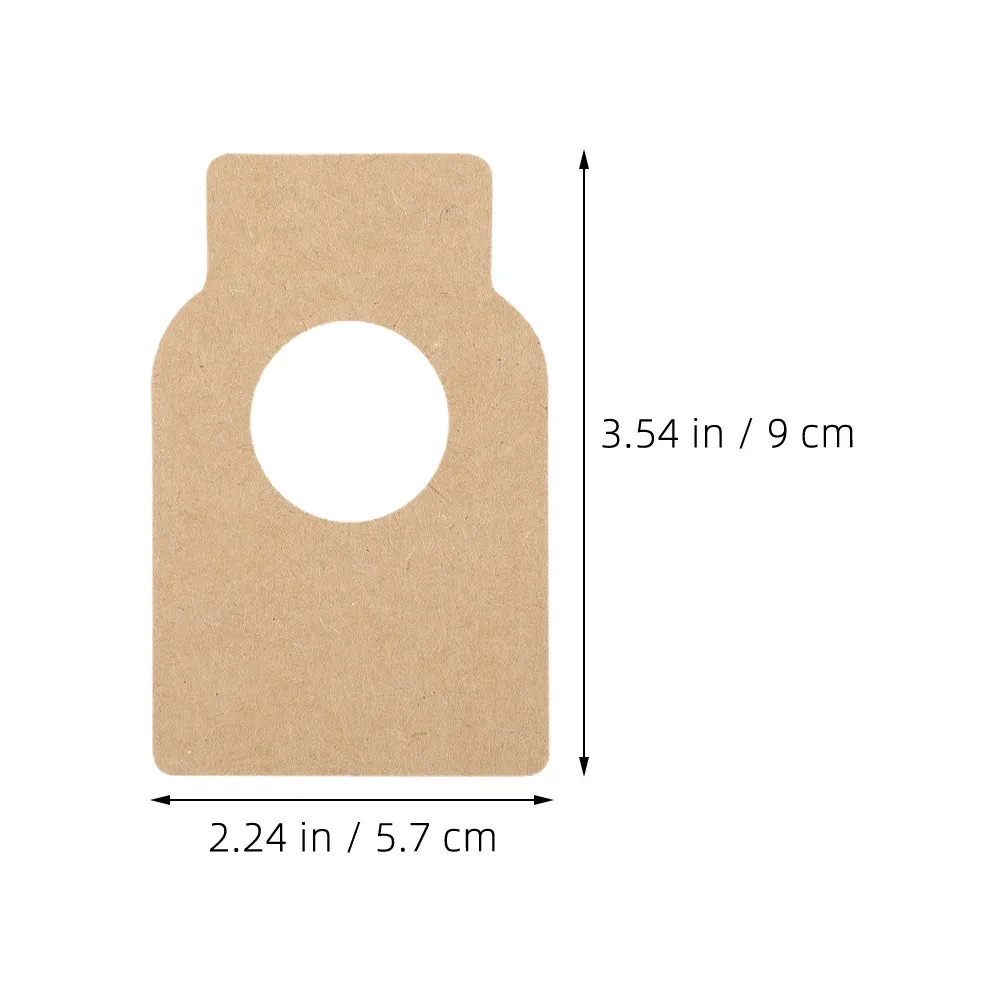 200pcs Bottle Tags Paper Wine Cellar Labels Reusable Diy Pvc Double Sided Erasable Bottle Label Household Decorative Daily Use