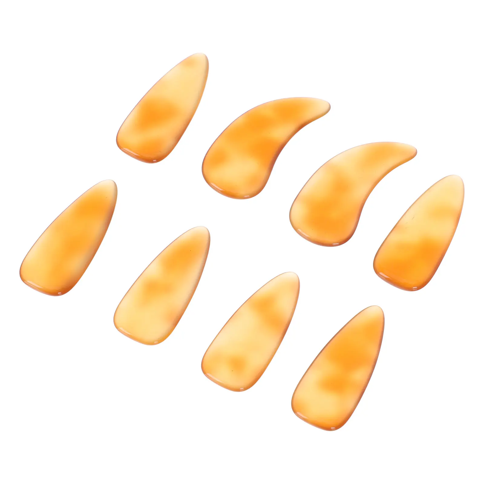 

8 Pcs Fake Nails Guzheng Practice Hand Protective Finger Cover Thumb Accessories Protectors Tips