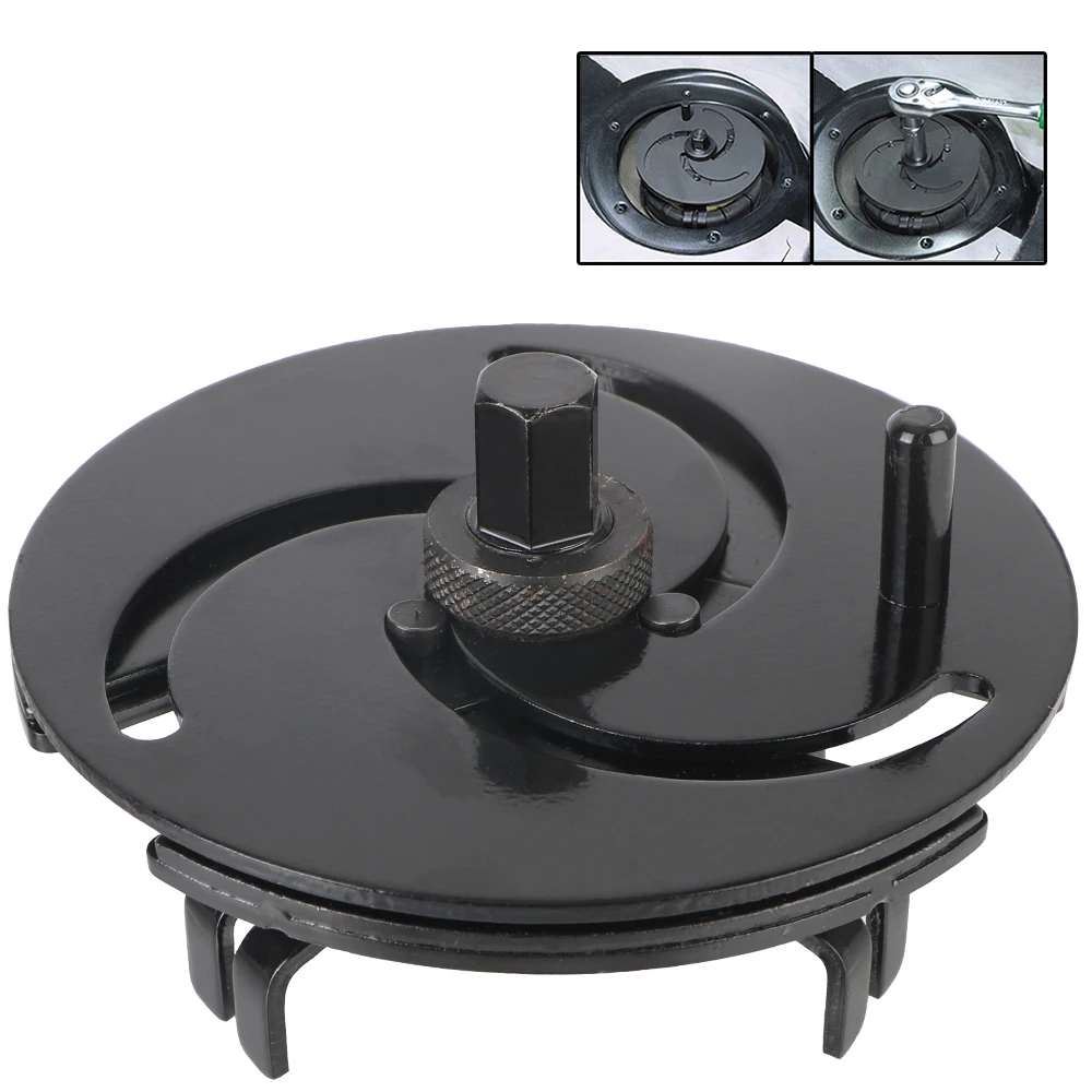 

Регулируемый автомобильный топливный бак, инструмент для ремонта автомобиля, удаление масляной крышки насоса, гаечный ключ, универсальный инструмент для удаления с 3 захватами