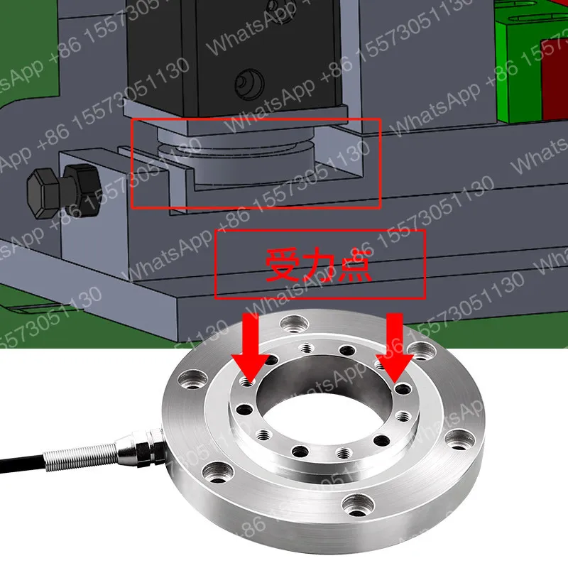 Bengbu Precision Ring Hollow Force Measurement Pressure Spoke Weighing Sensor Pull Pressure Bolt Preload