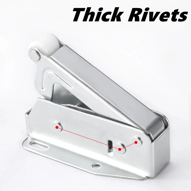 Touch Push‑to‑Open Spring Latch, Automatic Bounce Lock for Cabinet Cupboard Door, Furniture Hardware Accessory