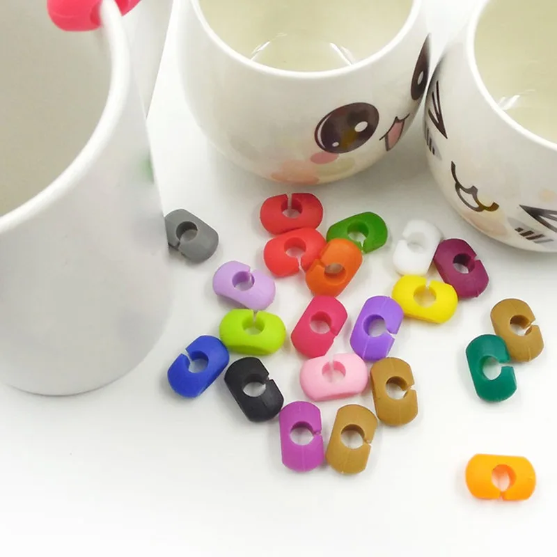 12PCS Party Dedicated Animal Suction Cup Wine Glass Silicone Label Silicone Wine Glasses Recognizer Marker Tea Accessories