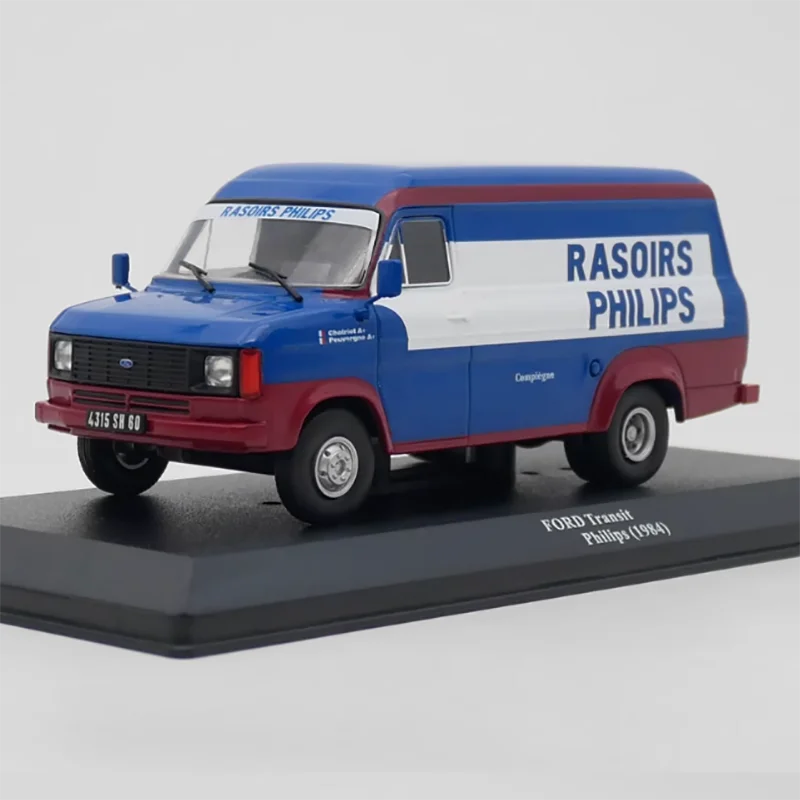 

Литой в масштабе 1:43 IXO Ford Transit Philips1984 модель автомобиля из сплава готовая коллекция имитации украшения подарок игрушки дисплей