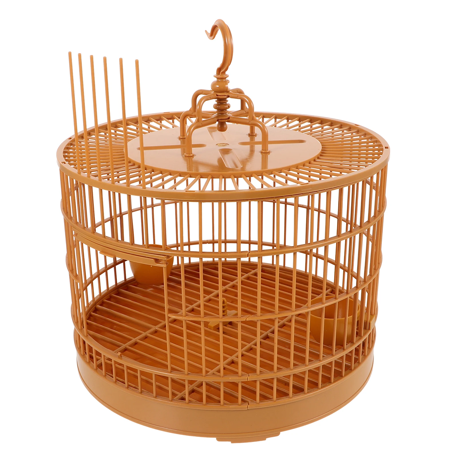 

Parrot Birdcage Birds Station Cages Vintage Decor Coat Hanger Accessories for Parakeet
