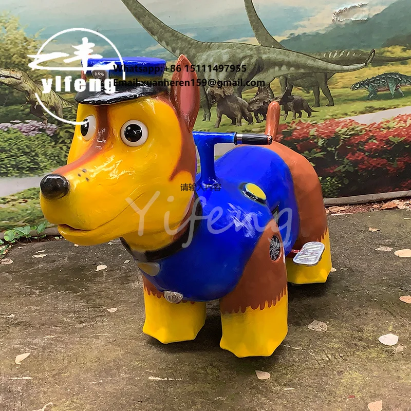 Amusement Park Interactive Dinosaur Equipment Ride on Electric Realistic Robot Dinosaurs for Sale