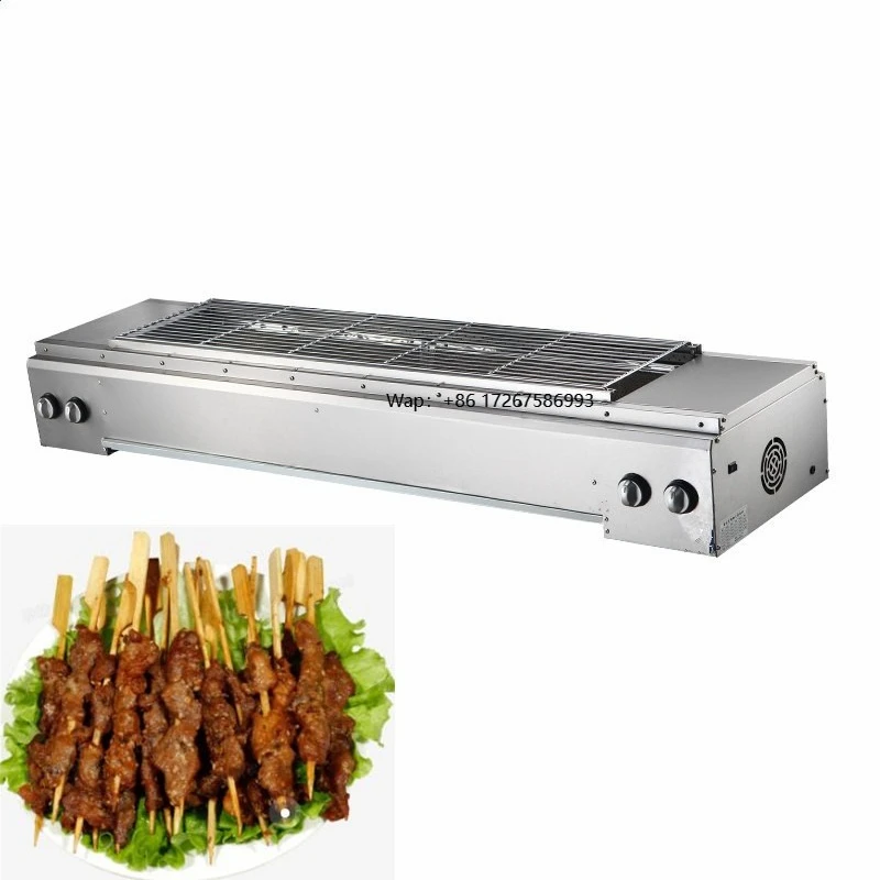 

High Quality Professional Commercial & Home Use Flat Top Smokeless Indoor Gas BBQ Grills Fun Home Made Hotel Restaurant Supplies