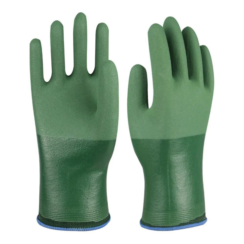 

Thickened Nitrile Gloves Full Palm Wear-Resistant Oil Resistant Gloves Oil Resistant Anti-Slip Work Glove Automotive