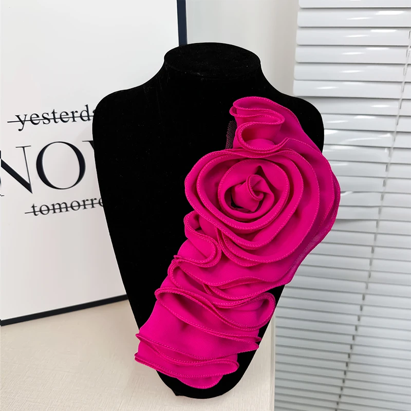 手作りの装飾的な花のパッチ,日曜大工の胸の花の縫製アップリケ,ウェディングドレスの素材アクセサリー,3D, 30x16cm, 1個