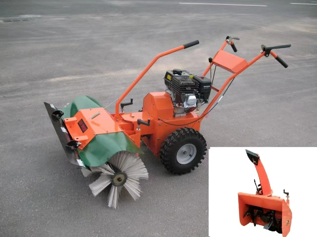 Factory Direct Sales High Efficiency 9HP Outdoor Patio Broom High Clearing Snow Sweeper For Household Sidewalk Use Snow Sweeper