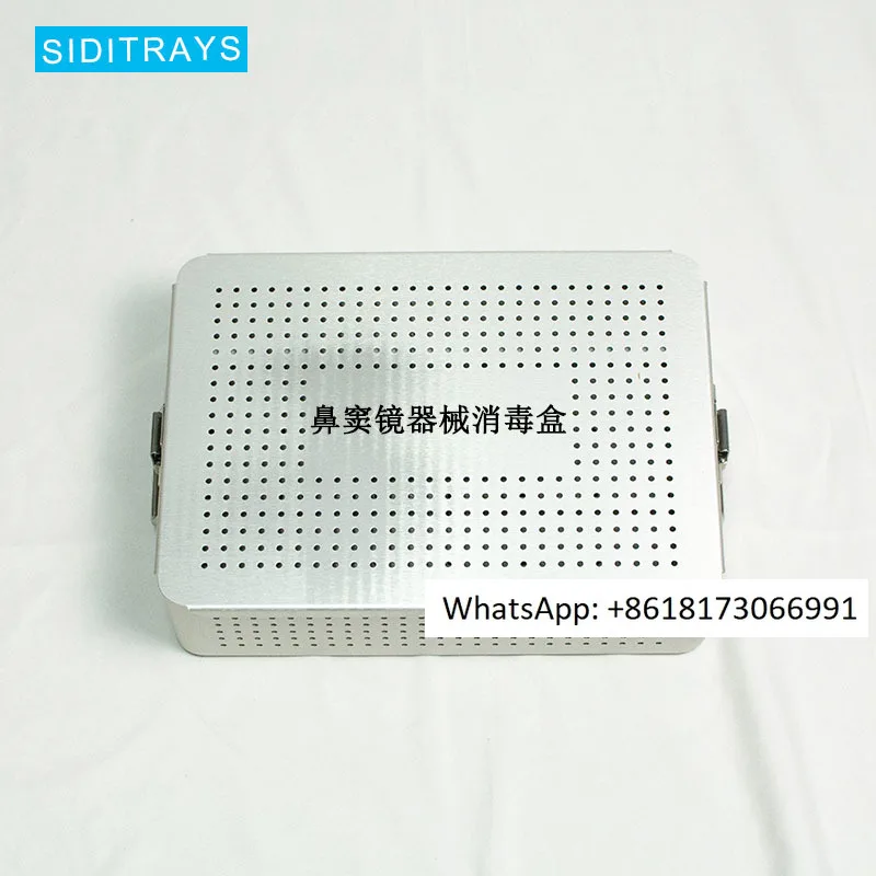 

Aluminum Alloy Sinoscopy Surgical Instrument Sterilization Box, Nasal Endoscope Sterilization Box