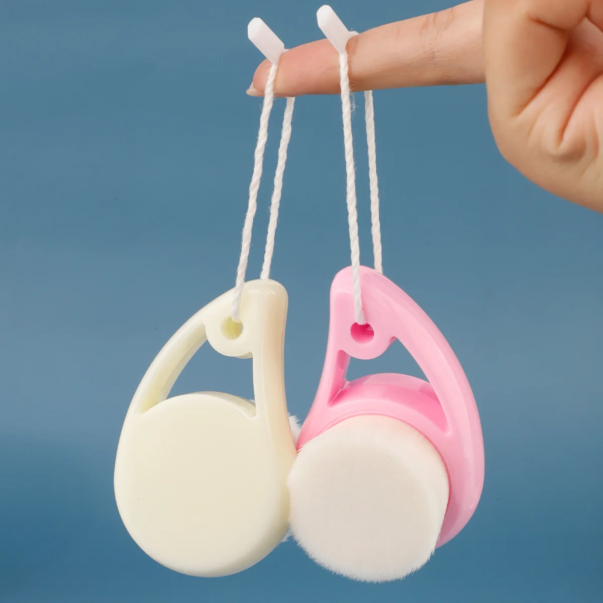 مجموعة فرش تنظيف بحجم مناسب للسفر 1/3 قطعة، فرشاة تنظيف مقشرة ناعمة ولطيفة، سهلة الاستخدام للبشرة الحساسة