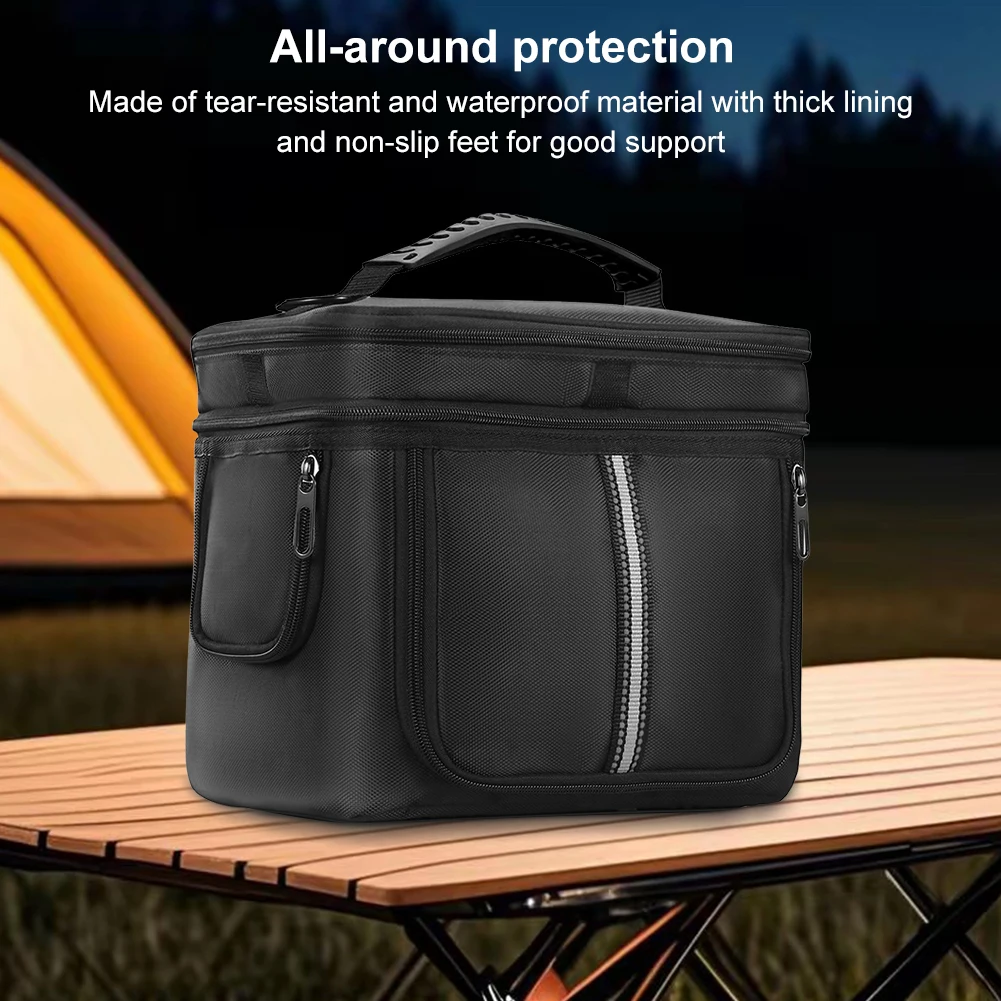 Portable Travel Case Waterproof Power Station Storage Case Protective Storage Bag for BLUETTI EB3A 268Wh LiFePO4 Battery Backup