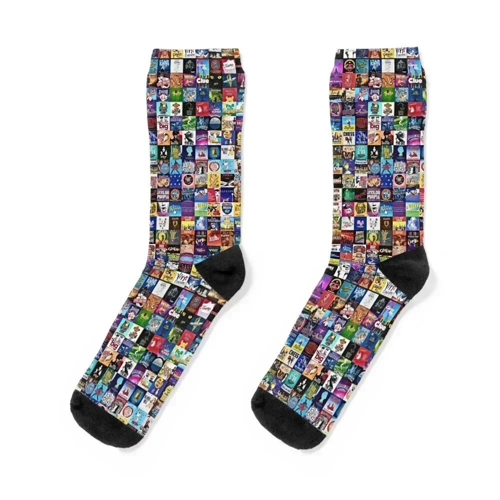 

Musicals! Socks hiking New year's Run christmas stocking Socks Woman Men's snow golf Running Woman Socks Men's