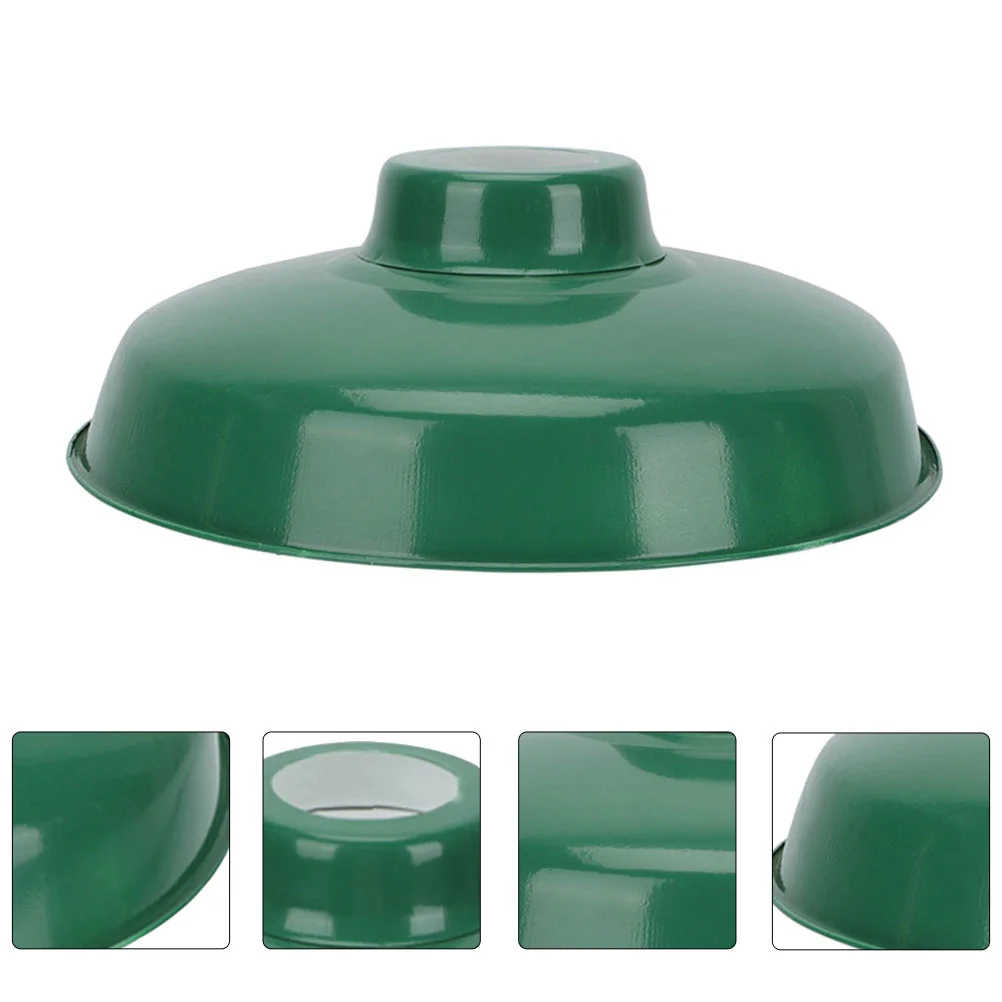 

Lamp Shade Vintage Enamel Lampshade Style Dome Light Ceiling Pendant Green Wall Hanging