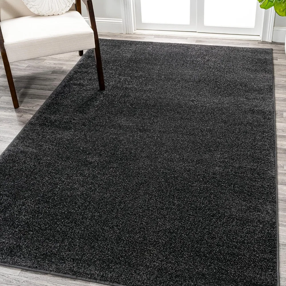 

JONATHAN Y SEU100I-8 Haze Solid Low-Pile Indoor Area-Rug Casual Contemporary Solid Traditional Easy-Cleaning Bedroom Kitchen