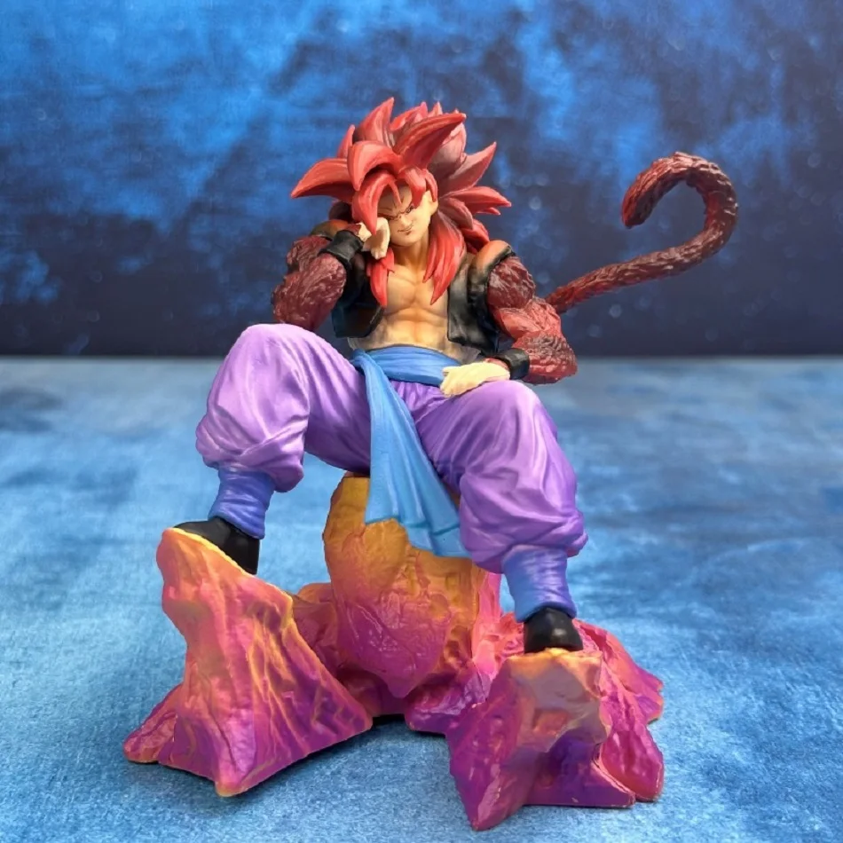 12cm Dragon Ball GT Anime Figur Super Saiyajin 4 Gogeta Action-Modell Son Goku/Vegeta GK Figurine PVC Sammlerstück Weihnachtsgeschenk – Detail 3