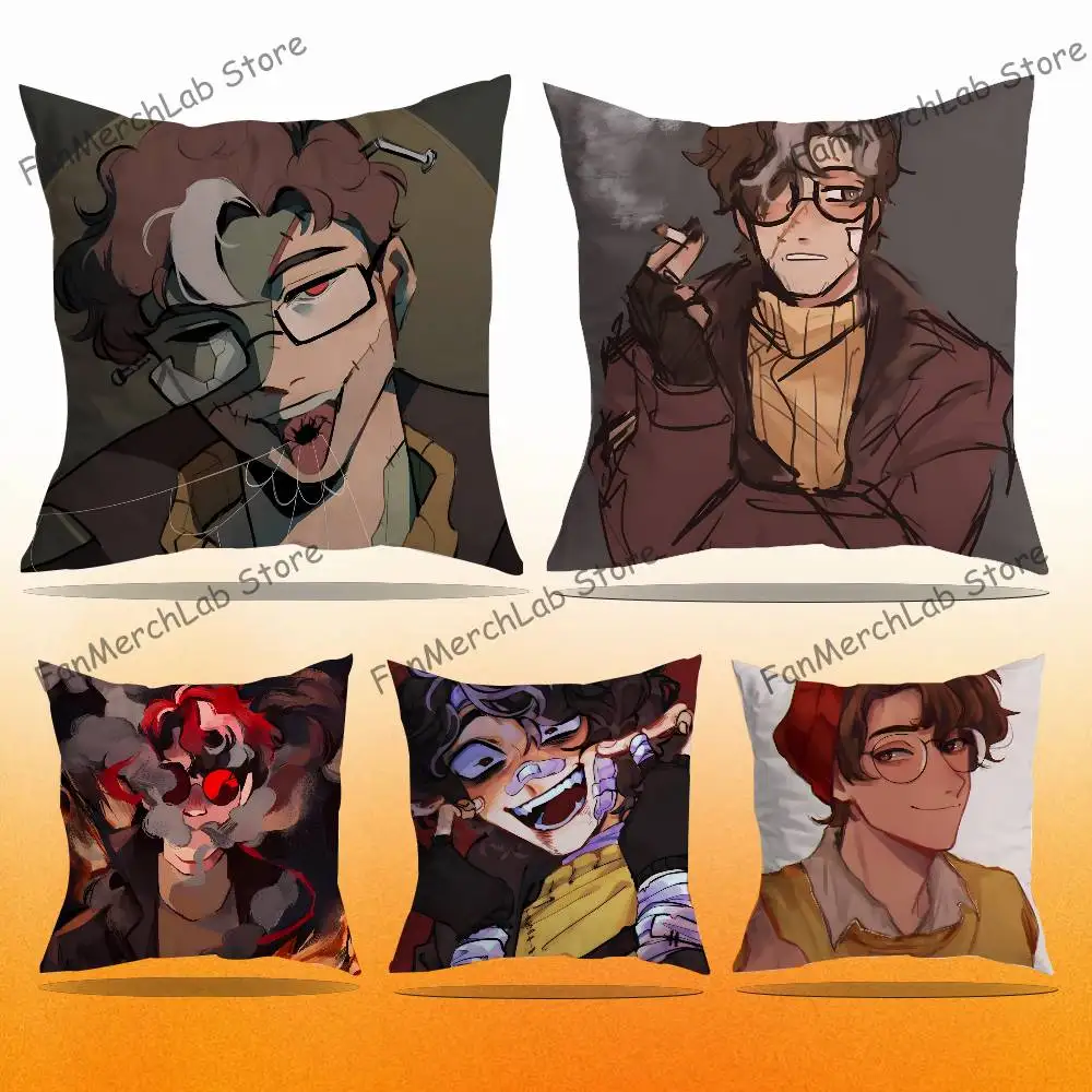 

W-Wilbur Soot fanart Cushion For Bedroom Car Coffee Shop Room and Living Room Sofa Decorative Pillow Cover Case